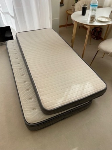 マットレス Nsleep ニトリ　シングル(クイーン可)ハード 2セット(4枚)