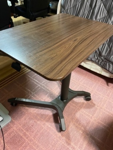 ガス圧昇降式 スタンディングデスク　50×71cm  68〜104cm