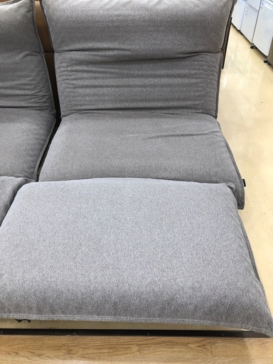 1人掛けソファー　FRANC BED オットマン付　