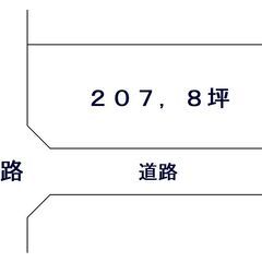 🌟伊賀市西高倉・２０７，８坪・角地・売土地