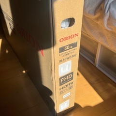 ORION OL50WD300 50V型 地上 BS 110度CSデジタル 3波 フルハイビジョン LED 液晶テレビ フルHD 2K 外付けHDD 録画 裏番組録画 50インチ 50型 全国送料無料 オリオン ドウシシャ (M)の画像