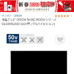 ORION OL50WD300 50V型 地上 BS 110度C...