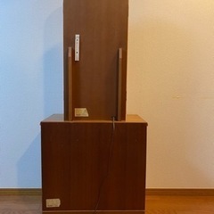 【1/26まで】三面鏡 ドレッサー 大塚化学 家具 昭和 レトロの画像