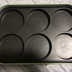  Bruno コンパクトホットプレートセット 鍋付き グリーンの画像