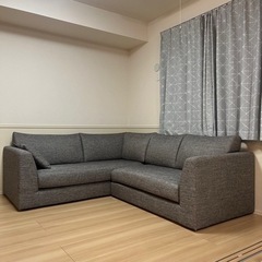 🌟ニトリ　コーナーソファー（NポケットA3DR-GY-L）