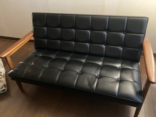 カリモク　2人掛けソファ