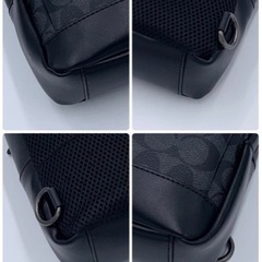 値下げ COACH コーチ ボディバッグ クロスボディー PVC レザー