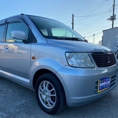 【支払総額7.8万円】車検令和5年8月 タイベル交換済み！EKワゴン 社外アルミ キーレス 修復歴無し！機関良好 即日納車可能★の画像