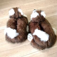 犬 あったかルームシューズ もこもこ キッズの画像