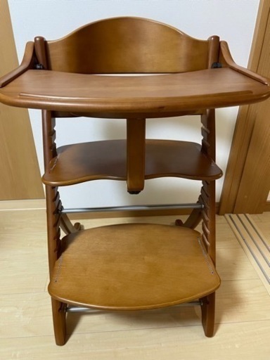 美品★大和屋　ベビーチェア　すくすくチェアプラス　テーブル付き
