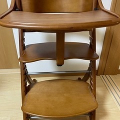 美品★大和屋　ベビーチェア　すくすくチェアプラス　テーブル付き