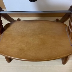 美品★大和屋　ベビーチェア　すくすくチェアプラス　テーブル付きの画像