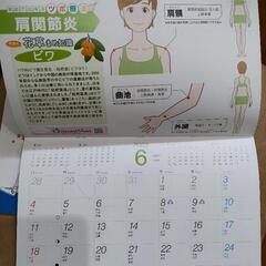 2023年鍼灸セイリンカレンダー　健康ツボカレンダー 　2部セットの画像