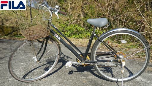 FILA自転車 27インチ ６段変速 シティサイクル サビ・傷あり 不具合なし