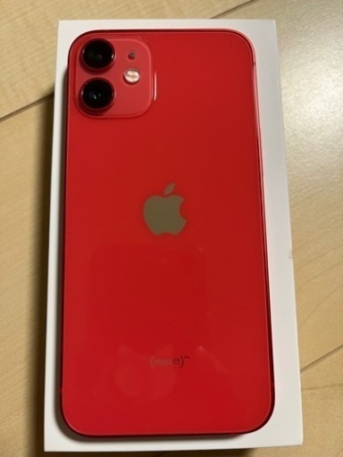 iPhone 12mini 64GB RED レッド　赤　美品　SIMフリー　スマートフォン