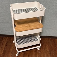 天板オマケ付き！IKEA人気のキッチンワゴン【RÅSKOG ロースコグ】の画像