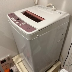 洗濯機【アクア/6キロ】の画像