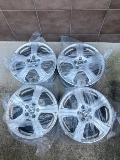 ホイール16インチ◆ 【ホイール名】＝Startegy 【サイズ】＝16x6.5J 【P C D】＝100 【ホール】＝5穴 【ハブ径】＝約60ミリ 【インセット】＝+50 スバル車