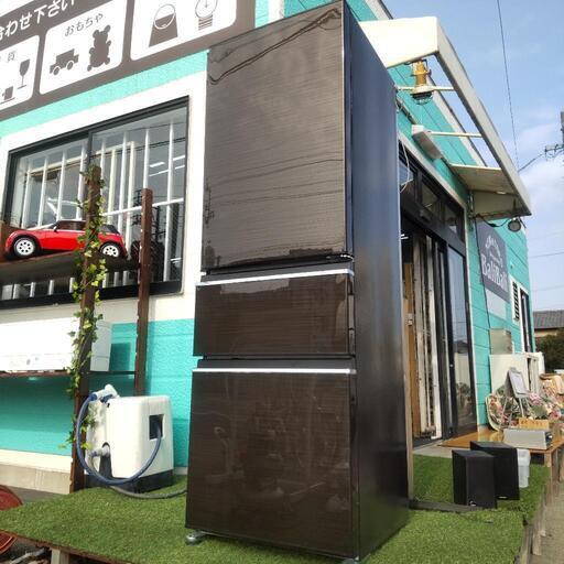 人気のブラウン！2019年！365L！自動製氷！三菱電機！3ドア！冷蔵庫！