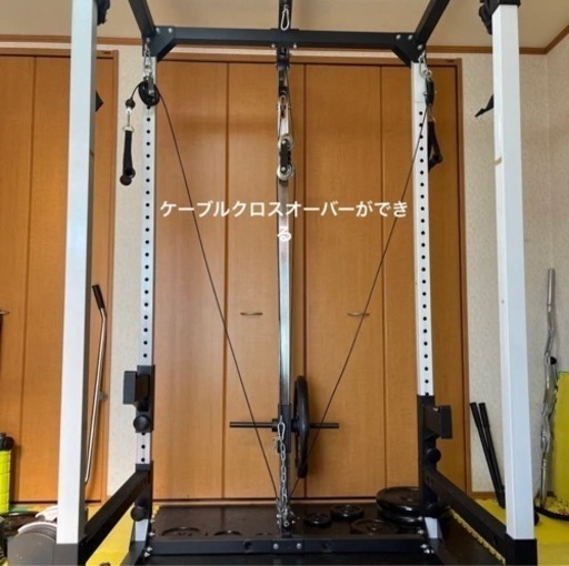 【軽トラで届けます】IROTEC パワーラック　ベンチ　ダンベル　プレート多数
