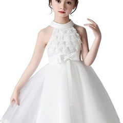 【新品タグつき】大人可愛い❤︎ドレス❤︎ホワイト　110