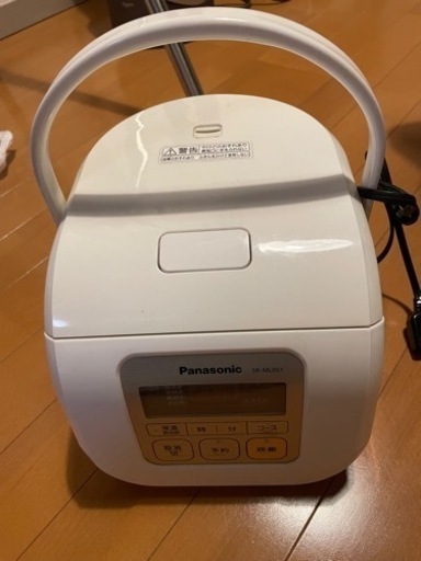 【受取者決定】パナソニック(Panasonic)炊飯器(3合)
