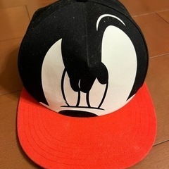 【無料】ミッキーマウスのキャップ(ディズニーランドで購入)
