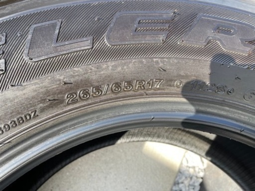 ハイラックス　プラド　ハイラックスサーフ等　265/65R17