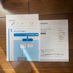 ソニー ホームシアターシステム HT-RT5 説明書・リモコン・ケーブル有 箱無の画像