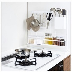 キッチン自立式メッシュパネル タワーの画像