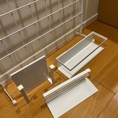 キッチン自立式メッシュパネル タワーの画像