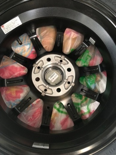 【交渉中】スタッドレスタイヤ155/65/r14 タイヤ/ホイル4本セット新品／未装着／軽自動車
