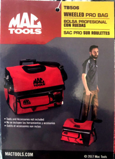 MAC  TOOLs   キャリー付工具入