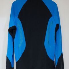 正規品 マムート ソフトシェルジャケット パルス ブルー アウトドア MAMMUT Pulse ジャージ素材 青 水色の画像