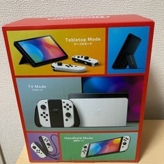 Nintendo Switch保証付き（有機ELモデJoy-Con(L)/(R) ホワイト ［ゲーム機本体］の画像