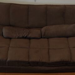  ソファベット 2人掛け  コンパクト リクライニング ロータイプ リーフ 幅130cm 北欧の画像