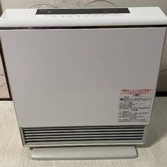 【４年使用】11畳～15畳　プラズマクラスター　Rinnai　都市ガスファンヒーター　RC-N4001NP　時計表示・手動回転機能付