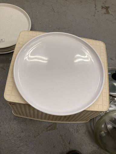 オーブンレンジ 電子レンジ 皿 耐熱 丸皿 ターンテーブル 27cm