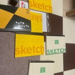 スケッチブックと色紙　おまけ付き