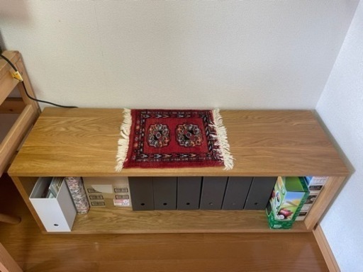 【取引中です】無印　木製テーブルベンチ／オーク材