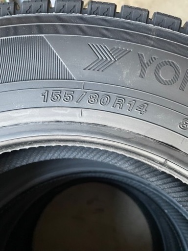 最安値　ADバン　サクシード　新品　ヨコハマ　155/80R14 スタッドレス　4本