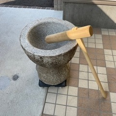 餅つき用　石臼　メンテナンス済みの画像