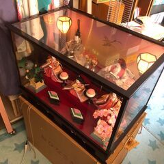 雛飾り「吉徳大光」（ガラスケース入）の画像