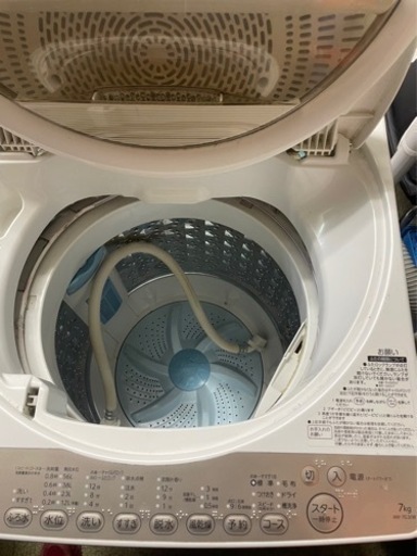 お得☆ 東芝 全自動洗濯機 グランホワイト 7kg AW-7G3