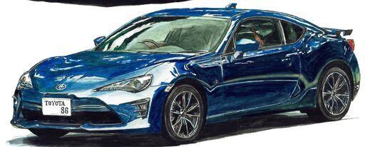 NC-397 TOYOTAレビンAE86/TOYOTA86 限定版画 直筆サイン有 額装済 作家 平右ヱ門
