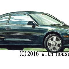 NC-399 TOYOTA MR-Ⅱ 限定版画 直筆サイン有 額...