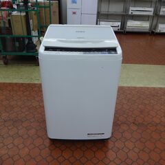 ID 134362 洗濯機日立 8K 傷有 2016年製 BW-V80A