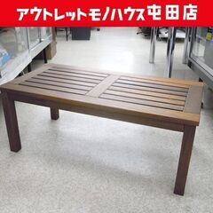 屋内/屋外用ベンチ ガーデンベンチ バルコニー 幅90cm 木製...