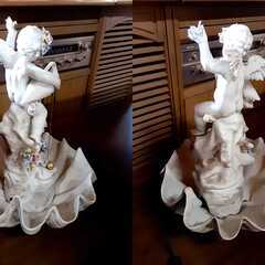 イタリア製 天使のオブジェ 陶器 置物　/MJ-0160 2Fの画像
