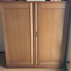 天然木製タンス 幅116cm×奥行き61cm×高さ127cm ま...